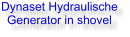 Dynaset Hydraulische Generator in shovel Dynaset Hydrauliek Powered by Hydraulics