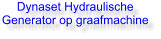 Dynaset Hydraulische Generator op graafmachine Dynaset Hydrauliek Powered by Hydraulics